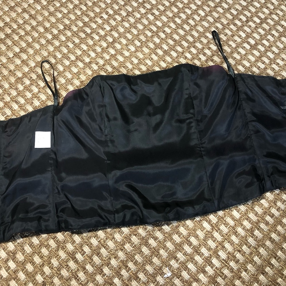 Scott McClintock Sexy Gold Women’s Size 10 Acetate Bustier - Picture 6 of 9